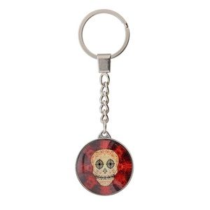Day Of The Dead Sugar Skull Double Sided Keychain